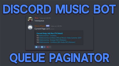 how to make a discord music bot that can also be a time management tool