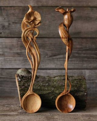 what is the most common product of woodworking art? the intricate patterns carved into wooden spoons often hold a special place in people's hearts.